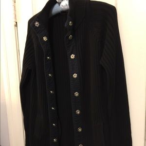 Moda International snap sweater